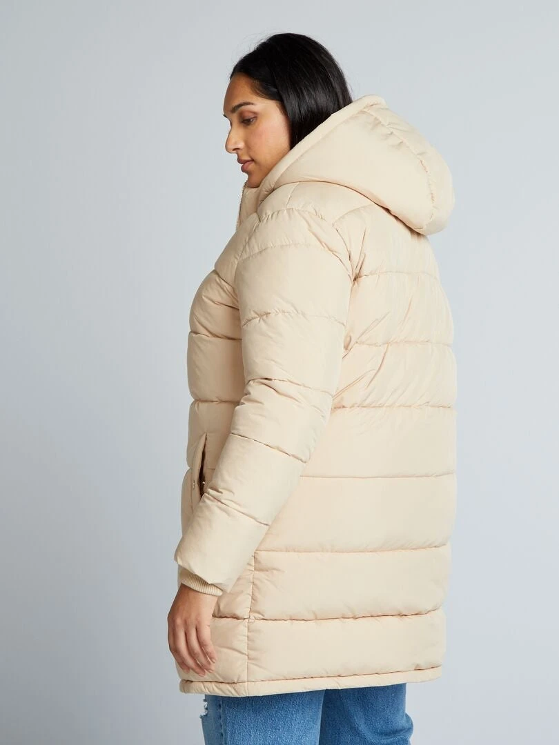 Piumino Lungo Con Cappuccio 3 Piumino Lungo Con Cappuccio - immagine 3