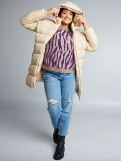 Piumino Lungo Con Cappuccio 9 Piumino Lungo Con Cappuccio -Kiabi piumino lungo con cappuccio beige ake74 3 frb4