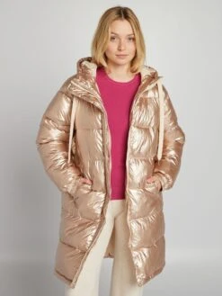 Piumino Media Lunghezza Metallizzata -Kiabi piumino media lunghezza metallizzata giallo bde97 1 frb3