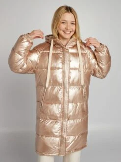 Piumino Media Lunghezza Metallizzata -Kiabi piumino media lunghezza metallizzata giallo bde97 1 frb5