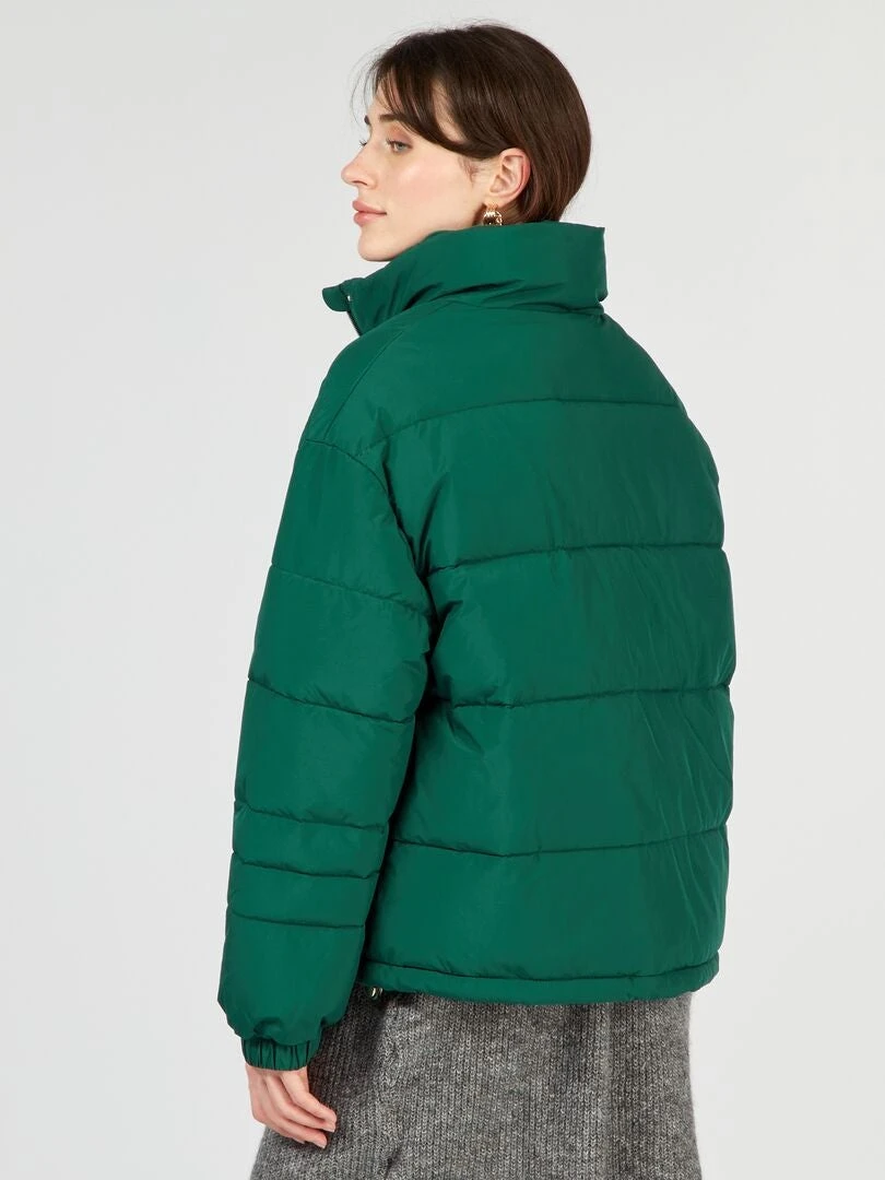 Piumino Trapuntato A Collo Alto 3 Piumino Trapuntato A Collo Alto - immagine 3