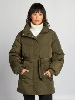 Piumino Trapuntato Con Cintura 'JDY'