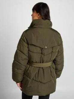 Piumino Trapuntato Con Cintura 'JDY' -Kiabi piumino trapuntato con cintura jdy kaki awj79 1 frb4