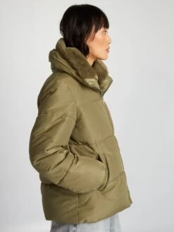 Piumino Trapuntato Con Collo Morbido -Kiabi piumino trapuntato con collo morbido verde ait66 2 frb4