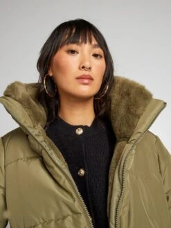 Piumino Trapuntato Con Collo Morbido -Kiabi piumino trapuntato con collo morbido verde ait66 2 frb5