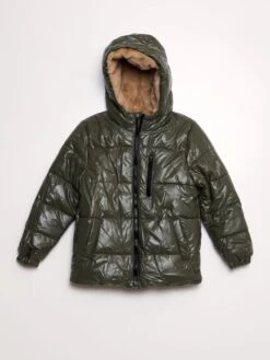 Piumino Trapuntato Foderato In Pile