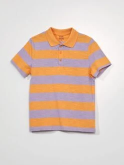 Polo In Maglia Jersey A Righe