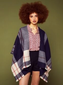 Poncho Con Stampa Leopardata -Kiabi poncho con stampa leopardata blu aex87 7 frb5