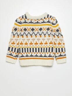Pullover A Maglia Grossa Jacquard -Kiabi pullover a maglia grossa jacquard beige bhw62 1 frb3