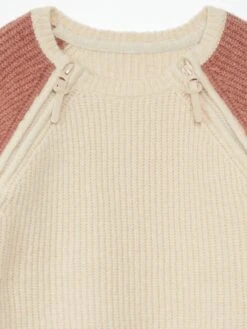 Pullover Con Apertura Con Zip - Facili Da Infilare -Kiabi pullover con apertura con zip facili da infilare ecru akv15 1 frb6