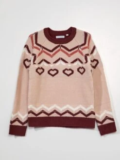 Pullover Con Motivo Jacquard