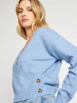 Pullover Con Scollo Incrociato -Kiabi pullover con scollo incrociato blu avf29 2 frb3