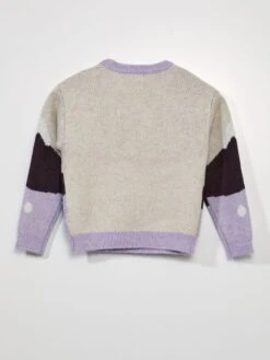 Pullover In Jacquard Con Stampa Intessuta -Kiabi pullover in jacquard con stampa intessuta viola atm66 2 frb3