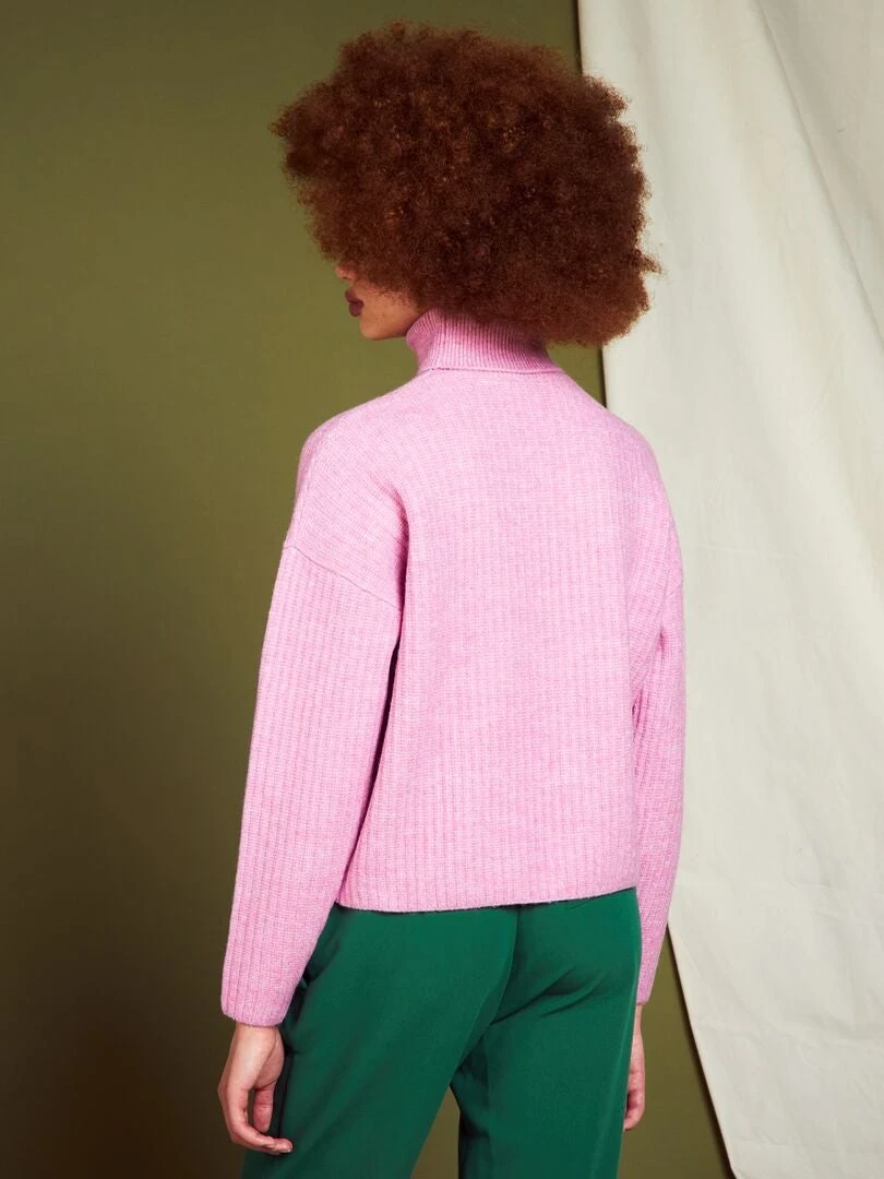 Pullover In Maglia Con Collo Dolcevita 3 Pullover In Maglia Con Collo Dolcevita - immagine 3