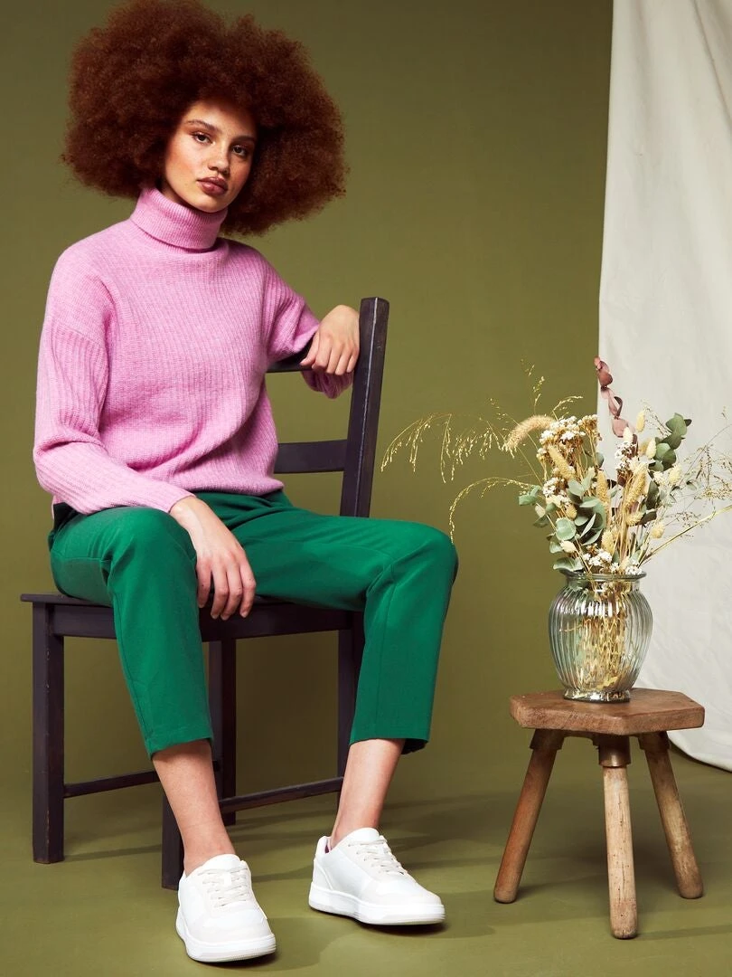 Pullover In Maglia Con Collo Dolcevita 4 Pullover In Maglia Con Collo Dolcevita - immagine 4