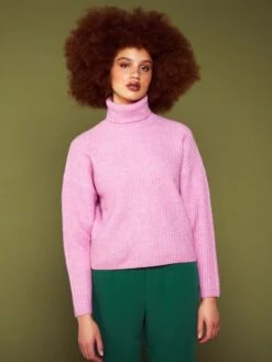 Pullover In Maglia Con Collo Dolcevita 9 Pullover In Maglia Con Collo Dolcevita -Kiabi pullover in maglia con collo dolcevita rosa bab07 1 frb5
