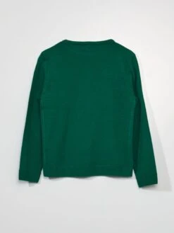 Pullover In Maglia Con Stampa -Kiabi pullover in maglia con stampa verde ata18 1 frb3