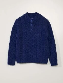 Pullover In Maglia Con Trecce