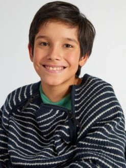 Pullover In Maglia Grossa - Facile Da Infilare -Kiabi pullover in maglia grossa facile da infilare blu ajl52 1 frb3