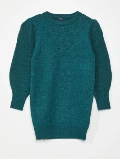 Pullover In Maglia Iridescente