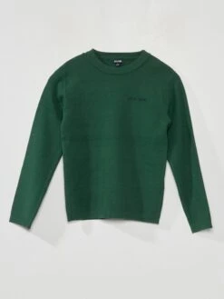 Pullover In Maglia Jersey A Maniche Lunghe