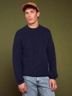 Pullover In Maglia Spessa Con Scollo Tondo -Kiabi pullover in maglia spessa con scollo tondo blu navy atx14 3 frb4