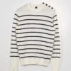 Pullover In Maglia Stile Marinaro