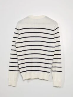 Pullover In Maglia Stile Marinaro -Kiabi pullover in maglia stile marinaro bianco ayo31 1 frb3