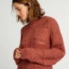 Pullover In Maglia Traforata