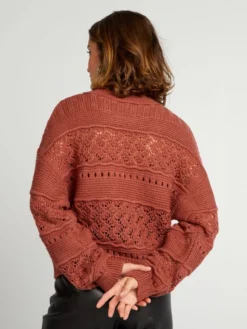 Pullover In Maglia Traforata 5 Pullover In Maglia Traforata -Kiabi pullover in maglia traforata rosso ber10 3 frb3