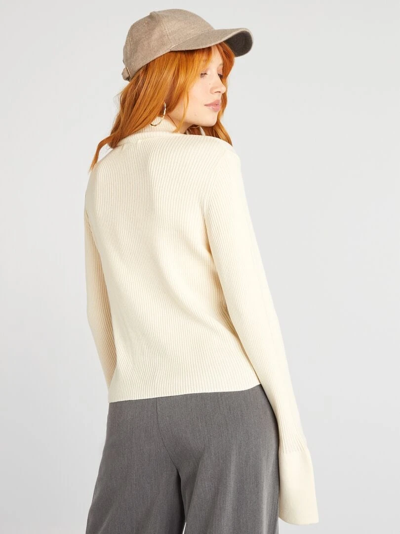 Pullover In Maglina Fine A Collo Alto 3 Pullover In Maglina Fine A Collo Alto - immagine 3