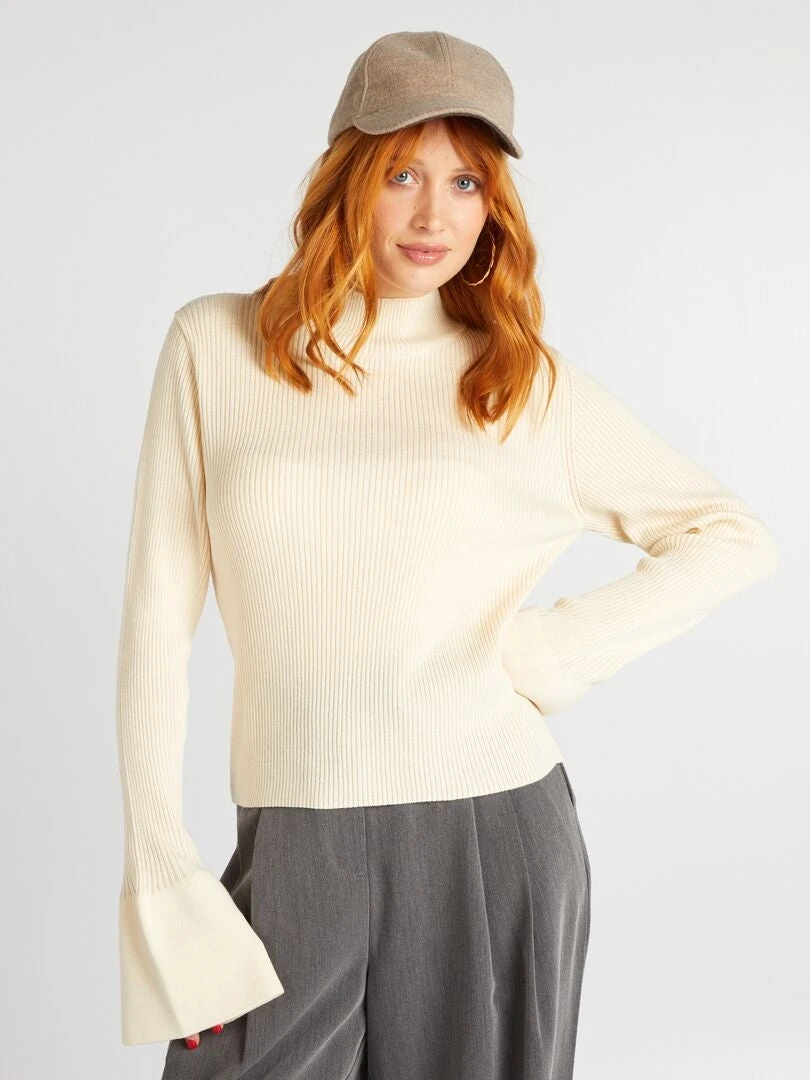 Pullover In Maglina Fine A Collo Alto 4 Pullover In Maglina Fine A Collo Alto - immagine 4