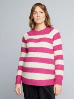 Pullover Premaman In Maglia A Righe