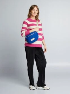 Pullover Premaman In Maglia A Righe -Kiabi pullover premaman in maglia a righe rosa azg68 6 frb4