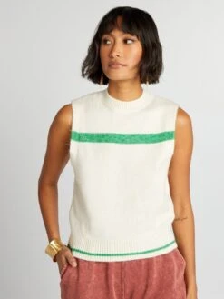 Pullover Senza Maniche