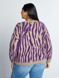 Pullover Stampato -Kiabi pullover stampato viola aus26 2 frb3