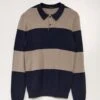 Pullover Stile Polo A Maniche Lunghe