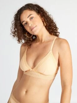 Reggiseno A Triangolo Con Passamaneria In Pizzo -Kiabi reggiseno a triangolo con passamaneria in pizzo arancione aeq64 1 frb2