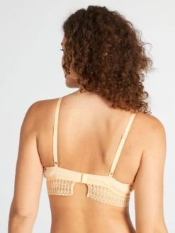 Reggiseno A Triangolo Con Passamaneria In Pizzo -Kiabi reggiseno a triangolo con passamaneria in pizzo arancione aeq64 1 frb3