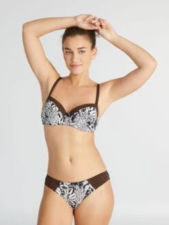 Reggiseno Imbottito Con Stampa 'Envie De Lingerie'