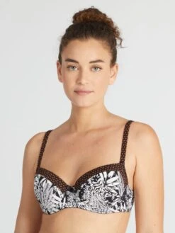 Reggiseno Imbottito Con Stampa 'Envie De Lingerie' -Kiabi reggiseno imbottito con stampa envie de lingerie nero ato84 1 frb4