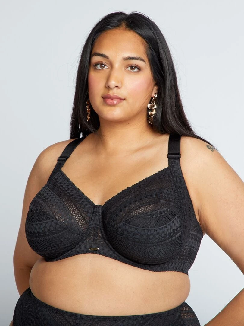 Reggiseno In Pizzo Con Spalline Olimpioniche 3 Reggiseno In Pizzo Con Spalline Olimpioniche - immagine 3