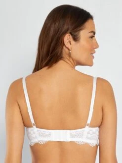Reggiseno In Pizzo Floreale D&E -Kiabi reggiseno in pizzo floreale de bianco aes98 2 frb3