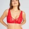 Reggiseno In Tulle E Pizzo Con Lacci
