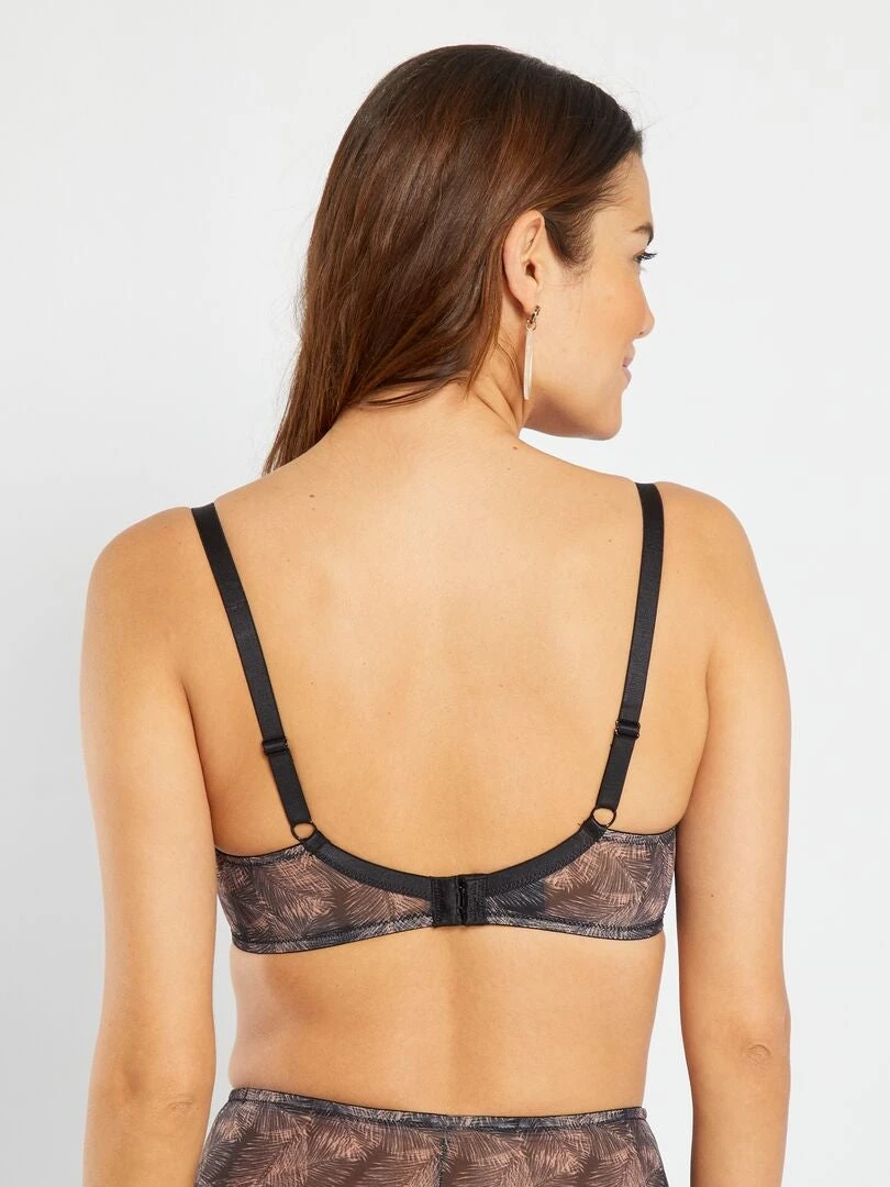 Reggiseno In Tulle Stampato 'Sans Complexe' 2 Reggiseno In Tulle Stampato 'Sans Complexe' - immagine 2