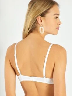 Reggiseno Push-up Pizzo -Kiabi reggiseno push up pizzo bianco yc210 2 frb3