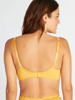 Reggiseno Volumizzante In Pizzo 'Sans Complexe' -Kiabi reggiseno volumizzante in pizzo sans complexe arancione att77 3 frb3