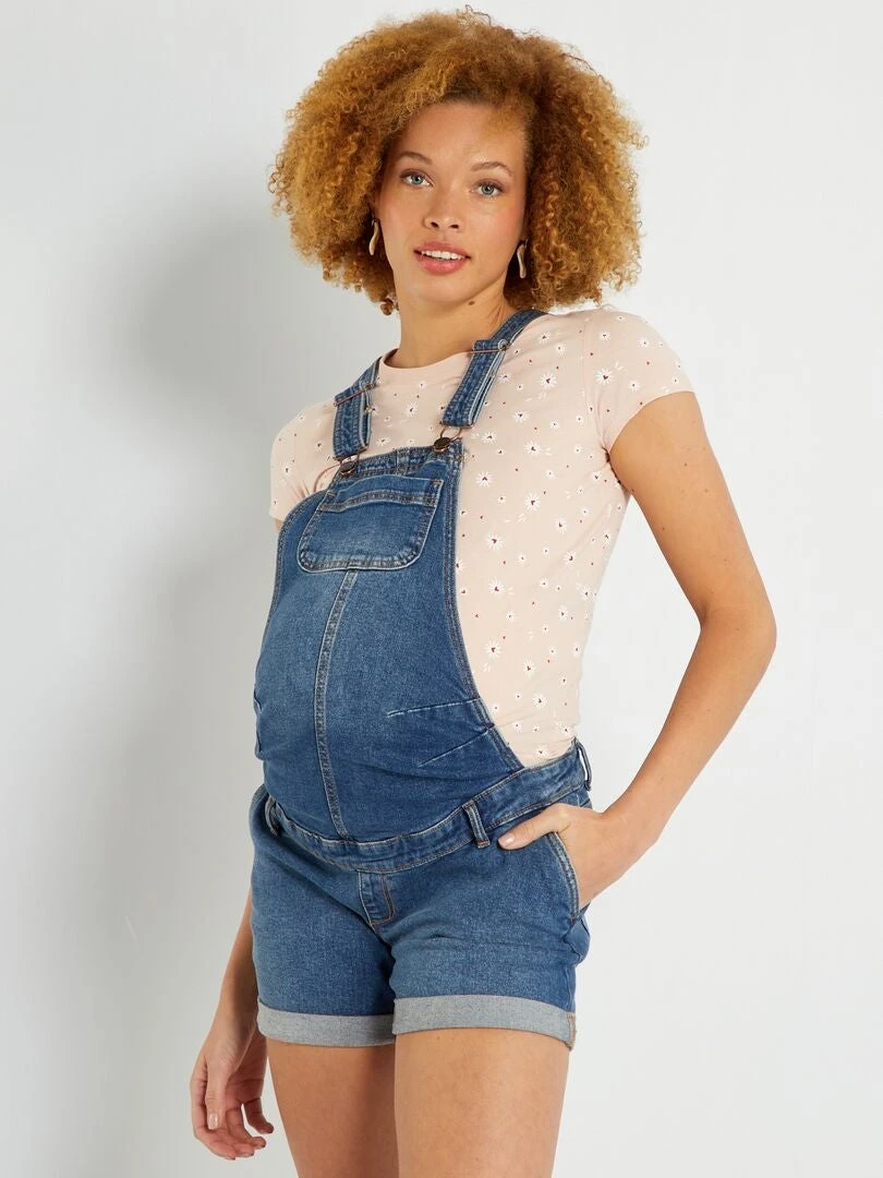 Salopette Shorts Premaman 1 Salopette Shorts Premaman