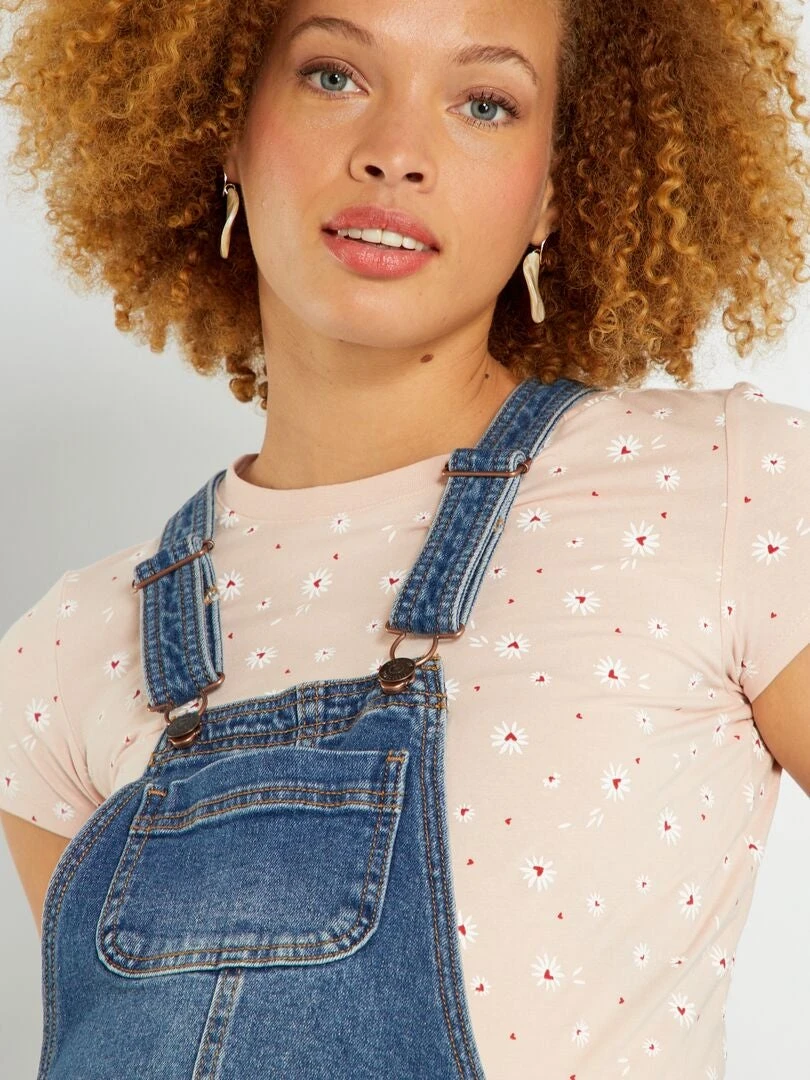 Salopette Shorts Premaman 3 Salopette Shorts Premaman - immagine 3