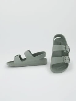 Sandali Bassi Con Doppia Fibbia 9 Sandali Bassi Con Doppia Fibbia -Kiabi sandali bassi con doppia fibbia verde arr36 1 frb5